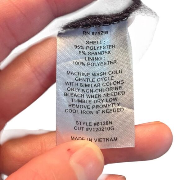 EnFocus navy slip dress. Size small - Picture 4 of 7